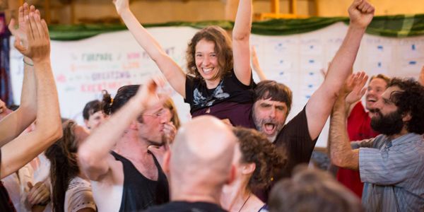 Compassion campers having fun